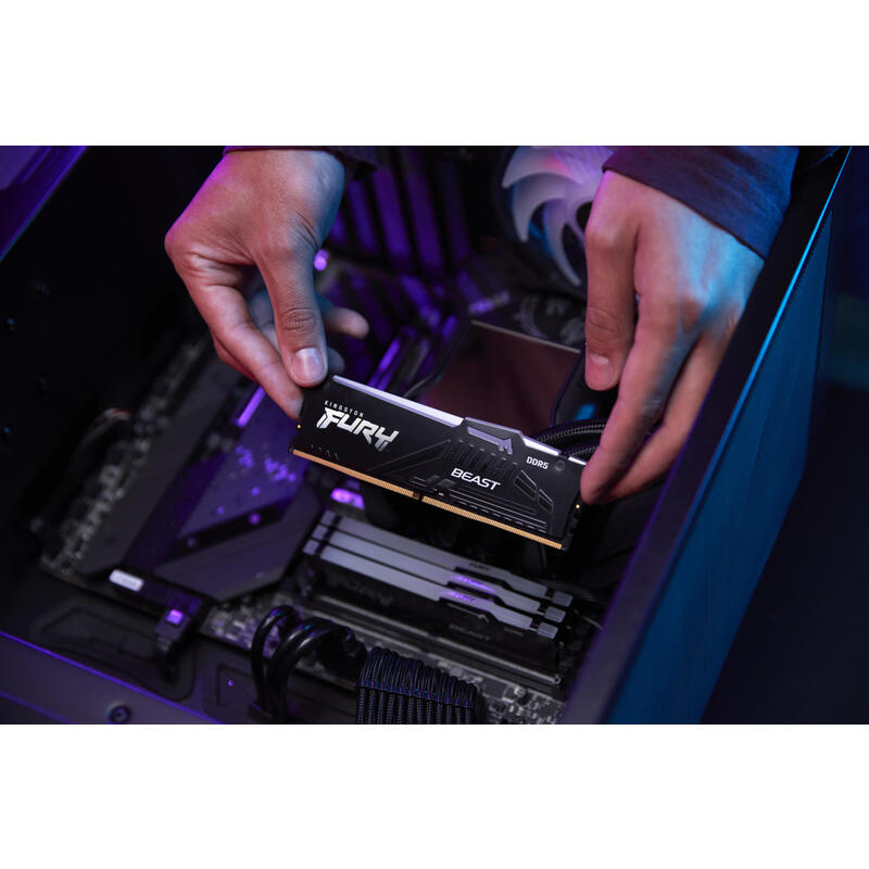 Memoria Kingston Technology Fury Beast Rgb 16 Gb 1 X 16 Gb Ddr5 Ecc