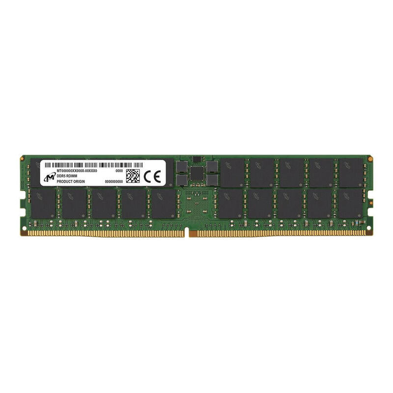 Memoria Micron Crucial 64 Gb 64x1 Gb Reg. Ecc Ddr5-6400 Mtc40f2046s1rc64bh1t