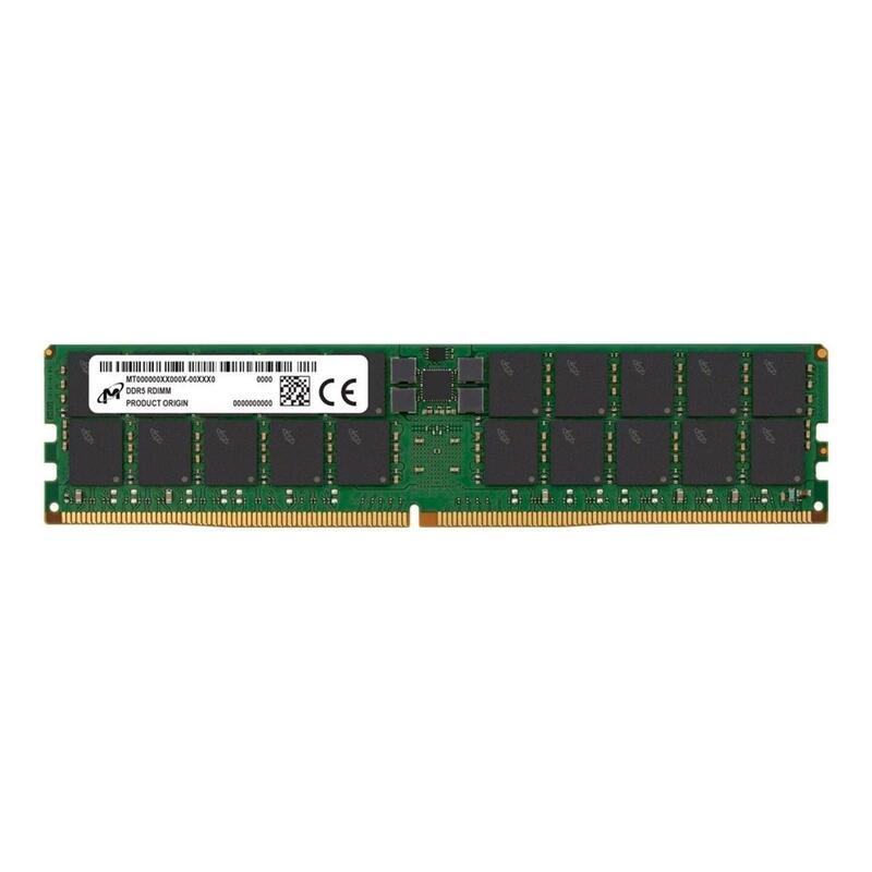 Memoria Micron Ddr5 64gb 2rx4 4800mhz Pc5-38400 Ecc Registered Mtc40f2046s1rc48ba1t