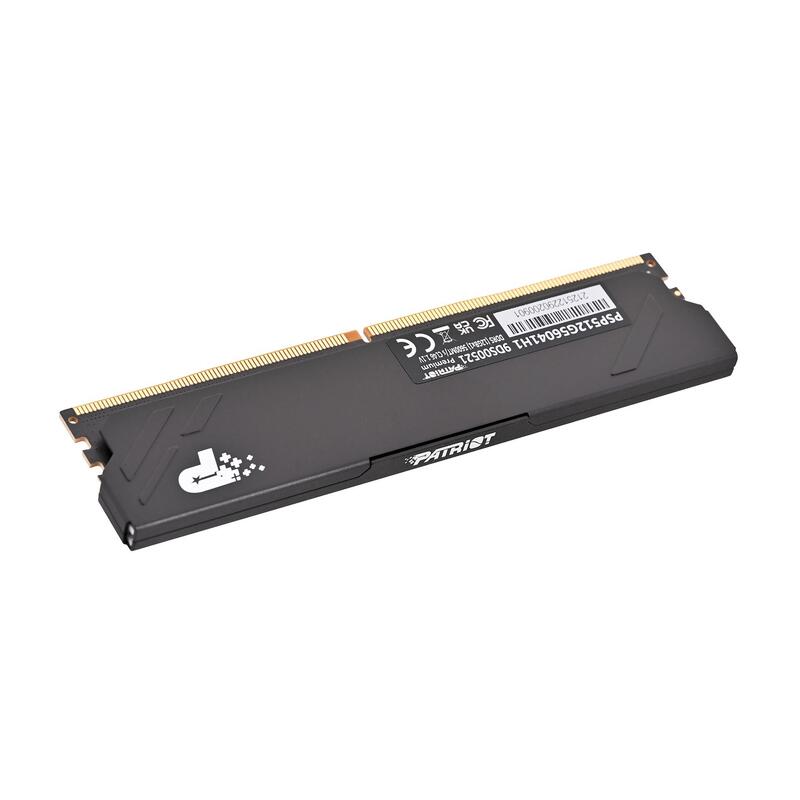 Memoria Patriot Premium Black Ddr5 12gb 5600mhz Radiator 1rank
