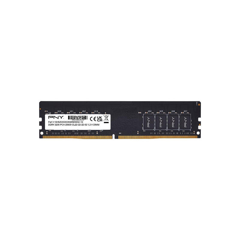 Memoria Pny Ddr4 8 Gb 3200 Mhz. Bulk 8gb/3200mhz/Cl22