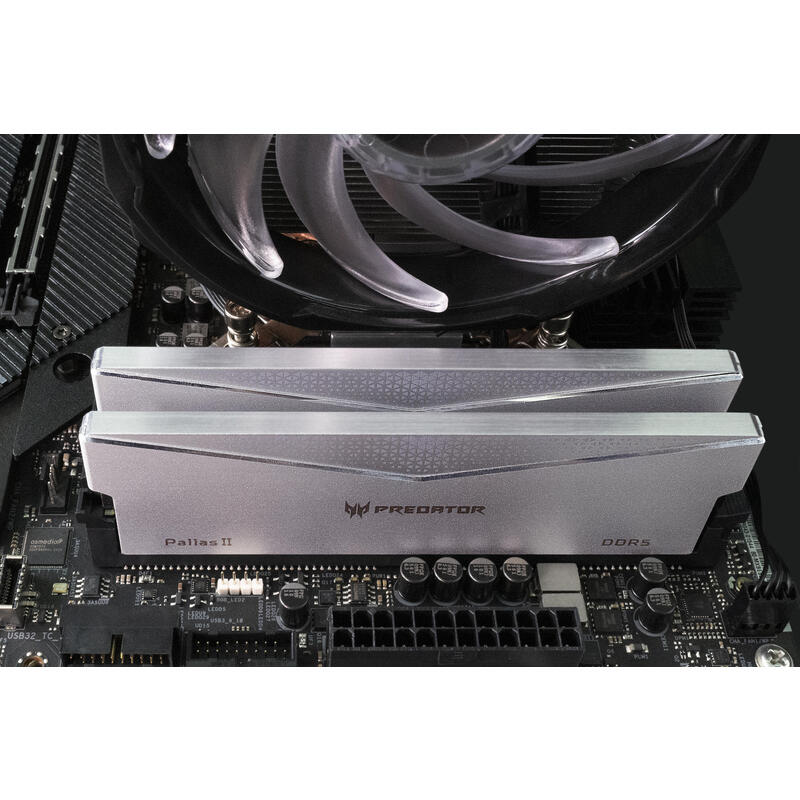 Memoria Predator Pallasii Ddr5 Heatsink 6000mhz 32gb (16gb*2) Cl 32 Negra