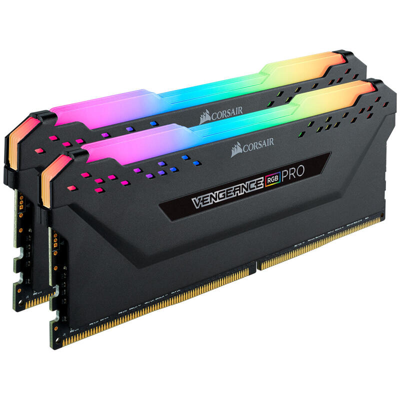 Memoria Ram Corsair Ddr4 16gb 2x8gb Pc3600 Vengeance Rgb Pro Bla
