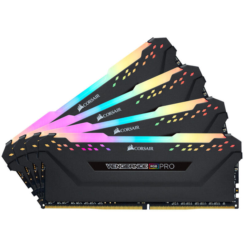 Memoria Ram Corsair Ddr4 32gb 4x8gb Pc3600 Vengeance Rgb Pro Bla