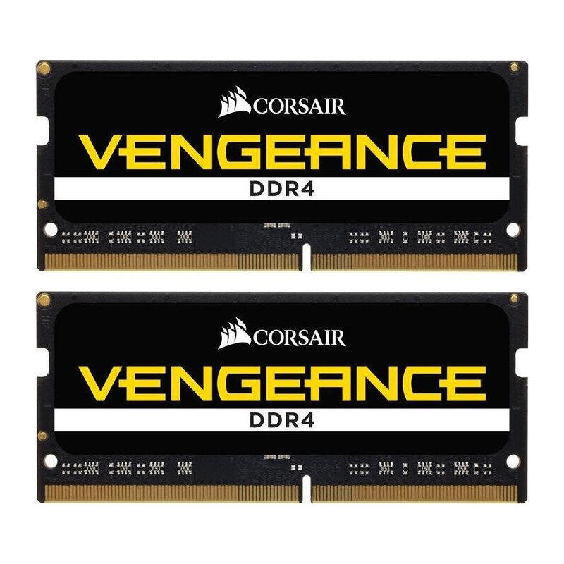 Memoria Ram Corsair So-Dimm Ddr4 32gb Pc3000 Vengeance Cmsx32gx4m2a3000c18, 32 Gb, 2 X 16 Gb, Ddr4, 3000 Mhz, 260-Pin So-Dimm