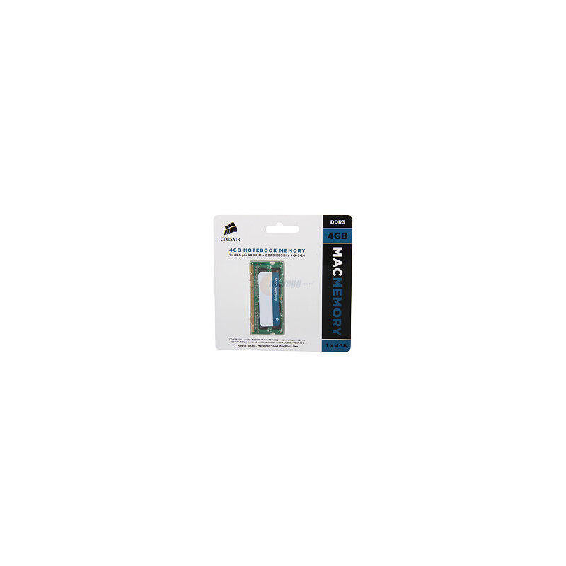 Memoria Ram Corsair Sodimm Ddr3 4gb Pc1333 C9 Mac 1x4gb For Mac-Pc
