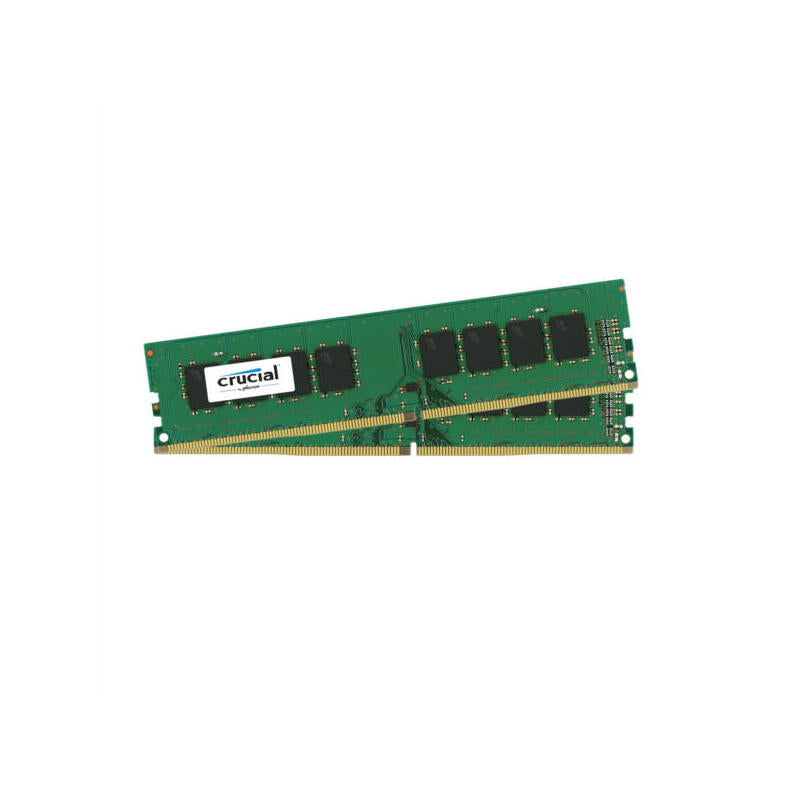 Memoria Ram Crucial Ddr4 16gb Pc2400 C17 Kitx2 2x8gb, Single Rank