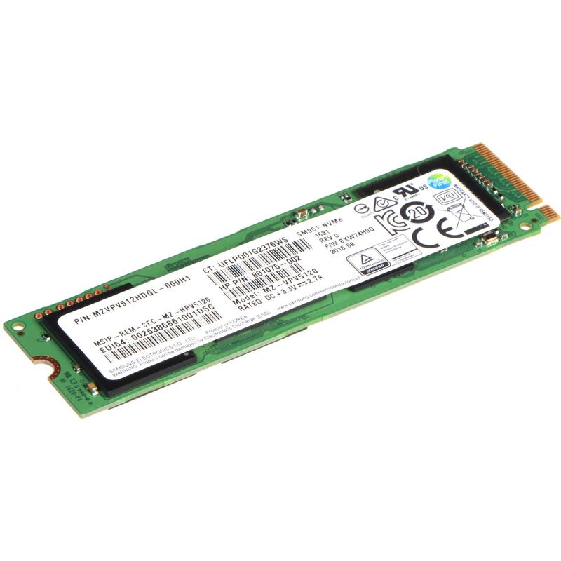 Memory Ssd 512gb M.2 Pcie3x4