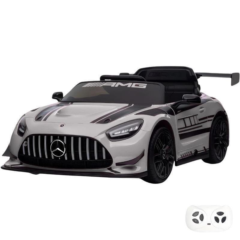 Mercedes Amg Gt3 Gris Coche Eléctrico Para Niños