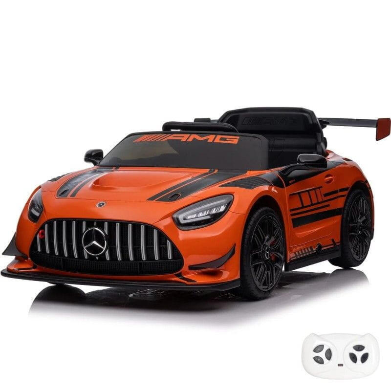 Mercedes Amg Gt3 Naranja - Coche Eléctrico Para Niños