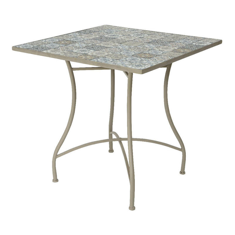 Mesa Mosaico 78x78x77cm Modelo Bistro Para Exterior