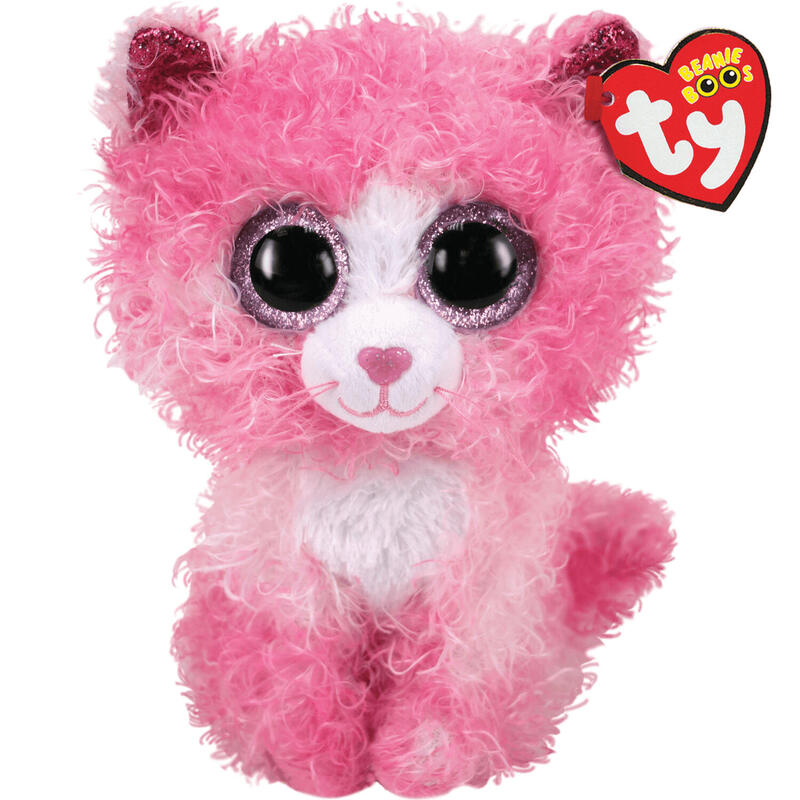 Meteor Ty Cat Rosa With Curly Hair Reagan 24 Cm