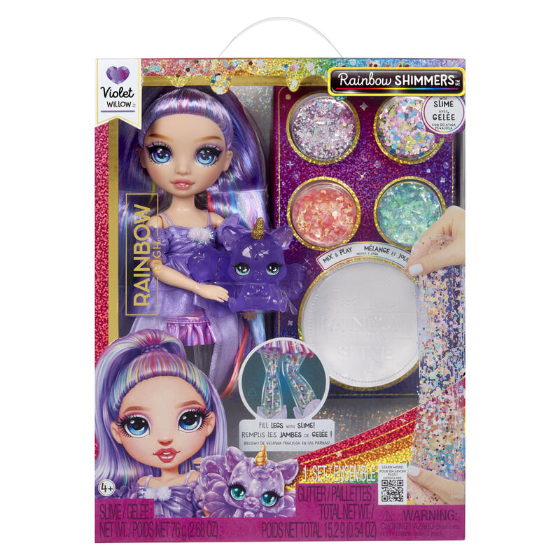 Mga Entertainment Rainbow High Shimmers With Slime - Violet, Muñecos