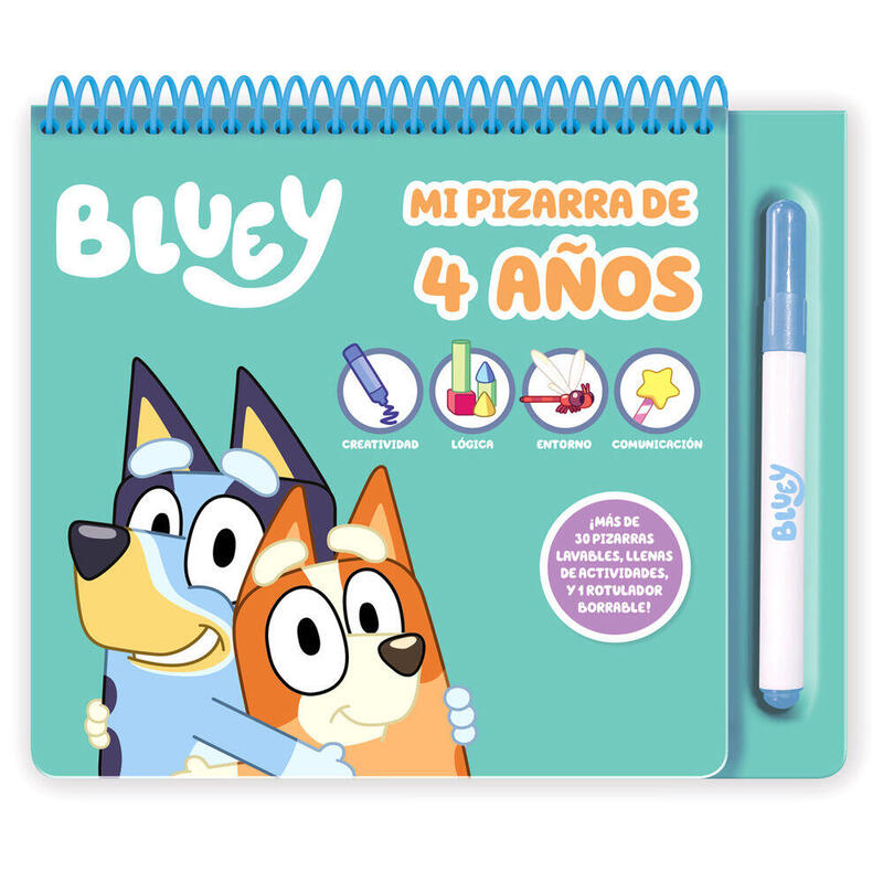 Mi Pizarra Actividades 4 Años Bluey Español