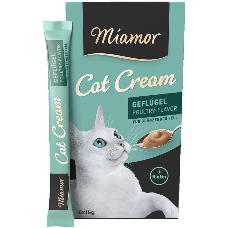 Miamor Crema Para Gatos Con Ave 6x15g