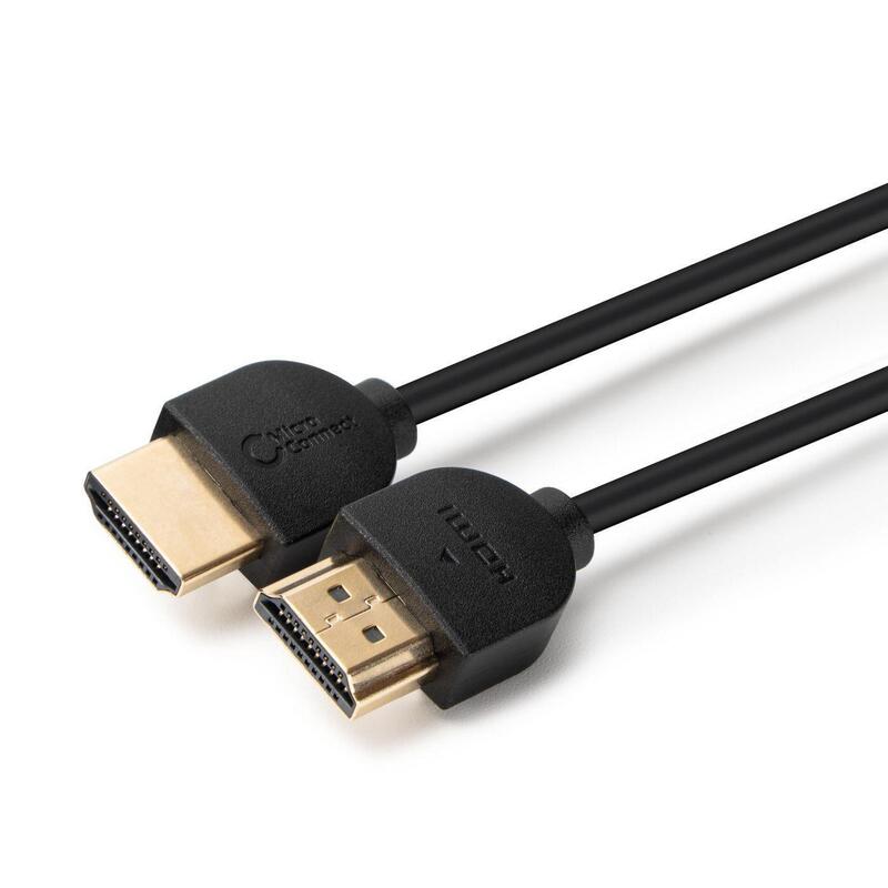 4k Hdmi Cable Slim 1.5m Hdm19191.5bsv2.0, 1.5 M, Hdmi