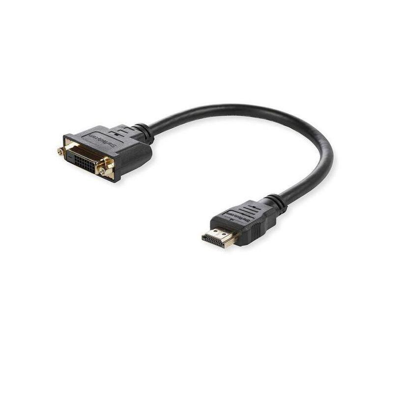 Adapter Hdmi - Dvi M/F, 15cm Black, Hdmi To Dvi (24+1)