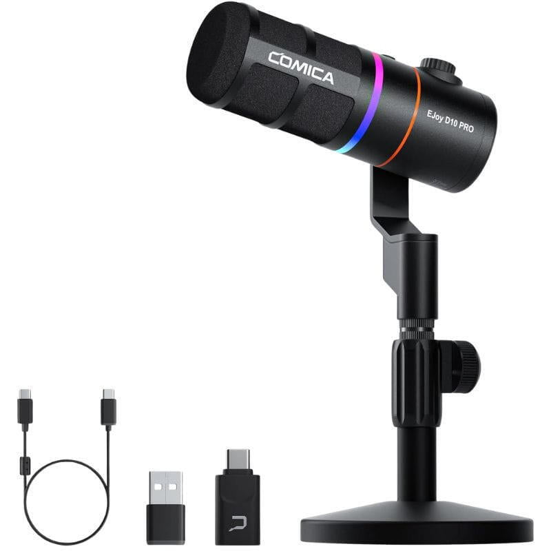 Comica Ejoy D10 Pro (D) Micrófono Inalámbrico Gaming Negro