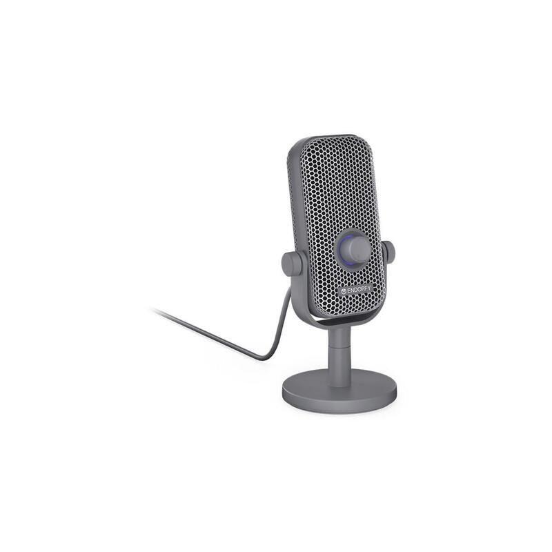 Micrófono Endorfy Solum Voice S Alt Grey, Gris Oscuro, Usb-C, Iluminación Rgb Ey1b024