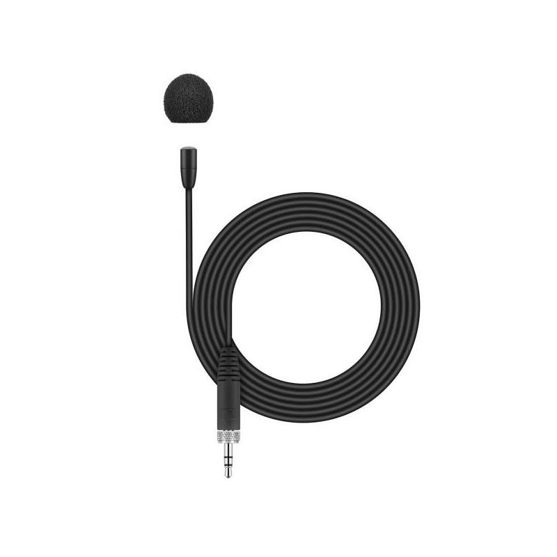 Micrófono Sennheiser Mke Essential Omni Black De Solapa En Miniatura Con Conector Jack De 3,5 Mm (Negro)