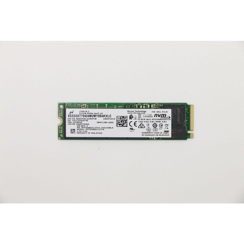 Micron 2200 512gb M.2 Pcie  2280 Mtfdhba512tck-1as1aabla