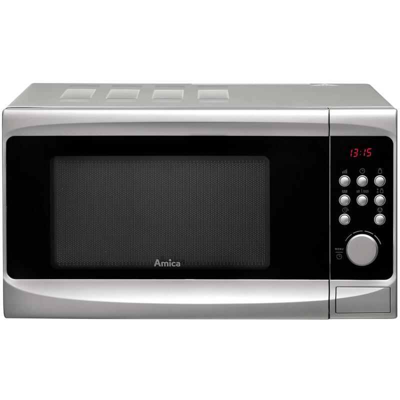 Microondas Amica Amg20e70gsv 900w Color Plateado
