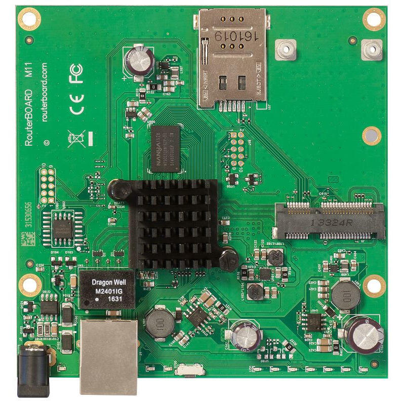 Mikrotik Router 1x Rj45 1000mb S 1x Minipci-E 1x Sim