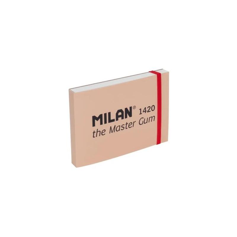 Milan 1420 The Master Gum Bloc De 30 Hojas Para Acuarela - Tamaã±O A6 - Grano Fino De 300g/Mâ² - Cierre Con Goma