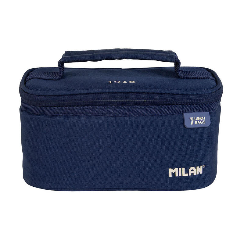 Milan Bolsa Isotérmica Porta Alimentos Pequeña 1 Recipiente 1,5l Serie 1918 Azul Marino