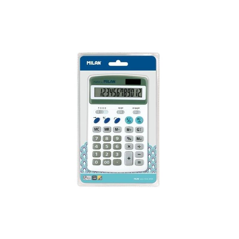 Milan Calculadora Blanco 12 Digitos Dual Blister