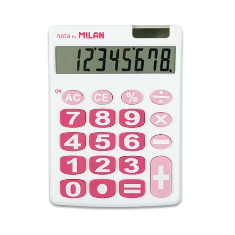 Milan Calculadora De Sobremesa 8 Digitos - Teclas Grandes - Apagado Automatico