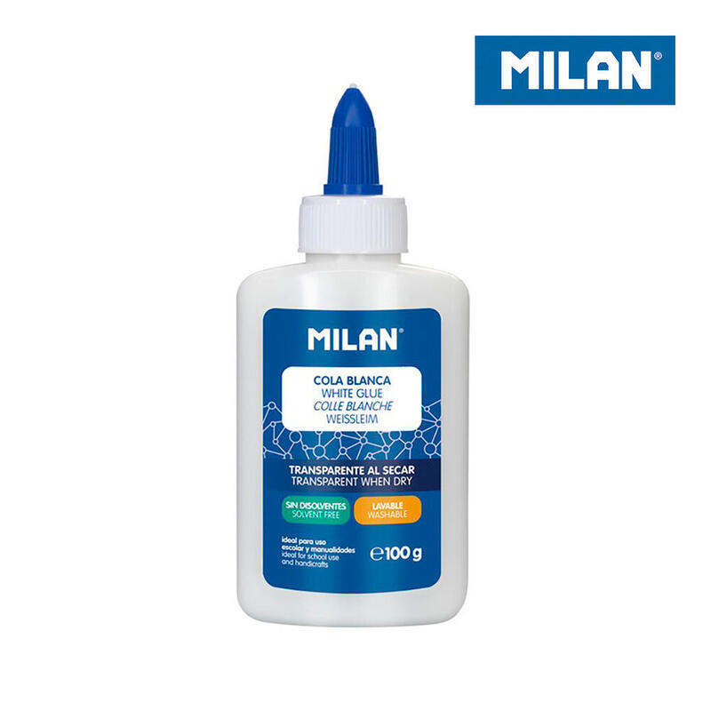 Milan Cola Blanca Botella 100gr Expositor -12u-