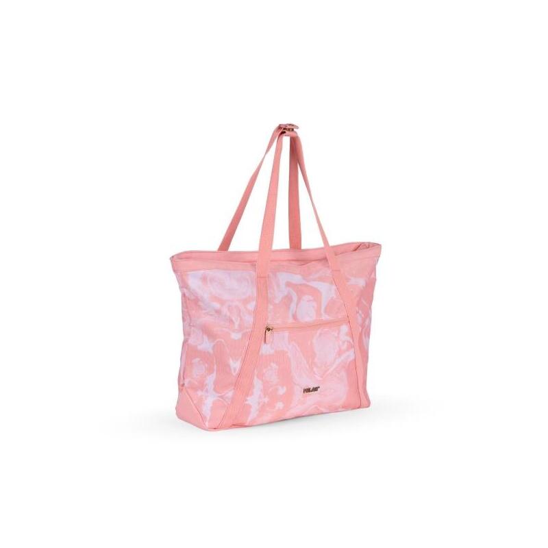 Milan Coleccion Lava Bolso Shopper 18.5l - Gran Capacidad - Cierre De Cremallera - Tamaã±O 52x36x3cm - Rosa