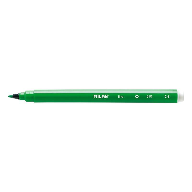 Milan Pack De 30 Rotuladores - Punta Fina De 2mm - Tinta Al Agua - Lavable - Colores Surtidos