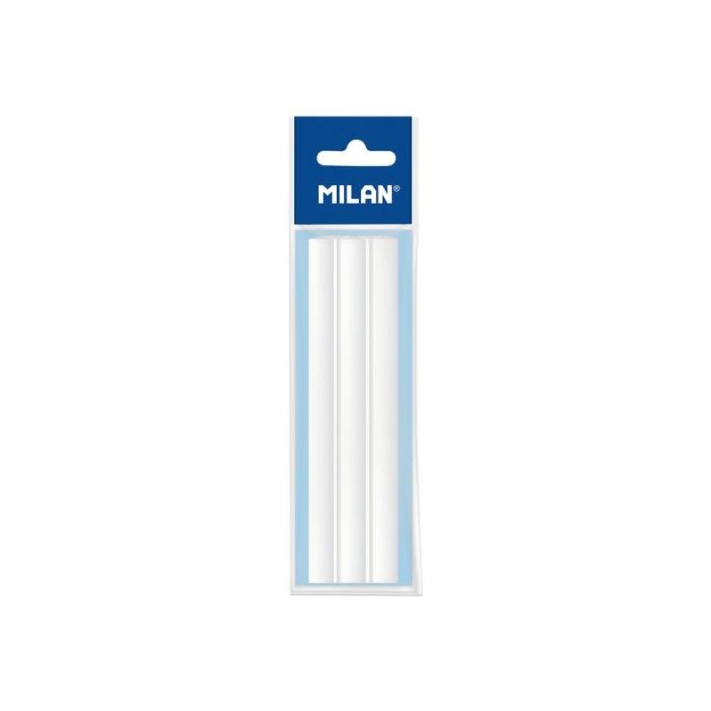 Milan Pack De 5 Gomas De Recambio Para Portagomas Tri Jet - Blanco