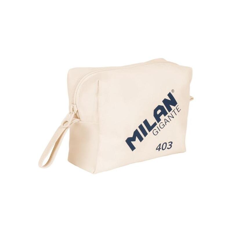 Milan Serie 1918 Gigante 403 Neceser De Gran Capacidad - Tamaño 27x20x11cm - 2 Compartimentos Interiores - Cierre De
