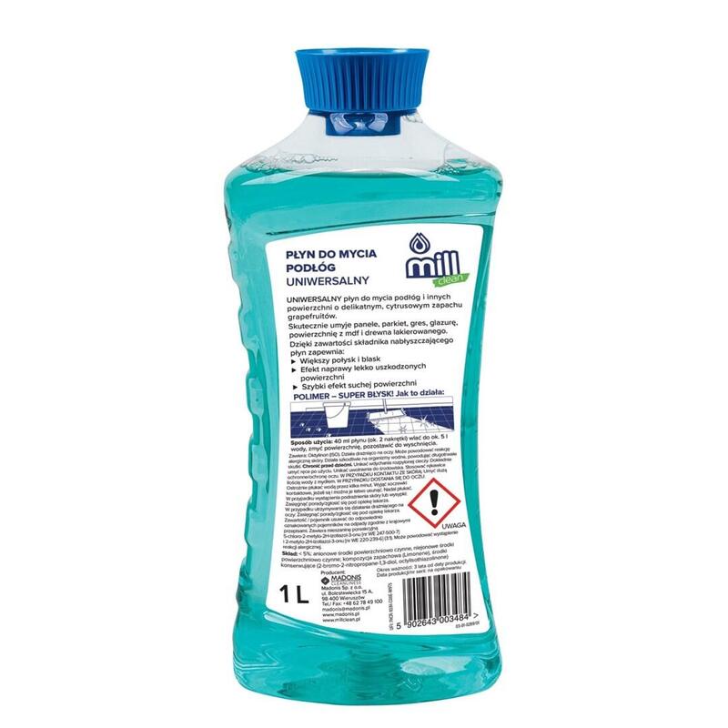 Mill Clean Limpiador Multiusos Para Suelos Con Aroma De Pomelo 1 L