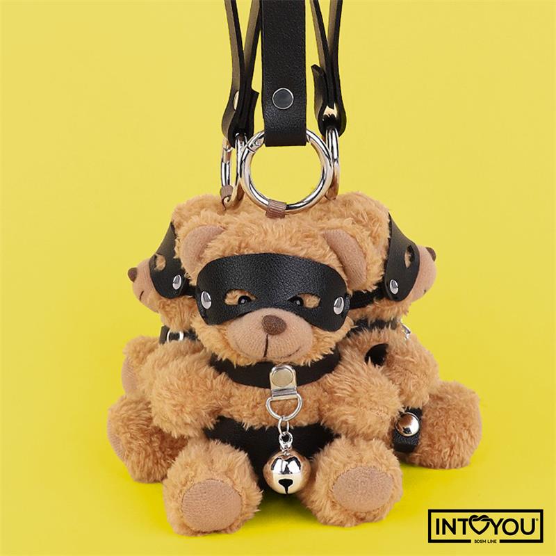 Mimi Llavero De Osito Bdsm Con Collar Y Cascabel