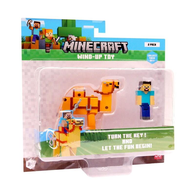 Minecraft S2 3d Wind-Up Toy - Steve & Camel