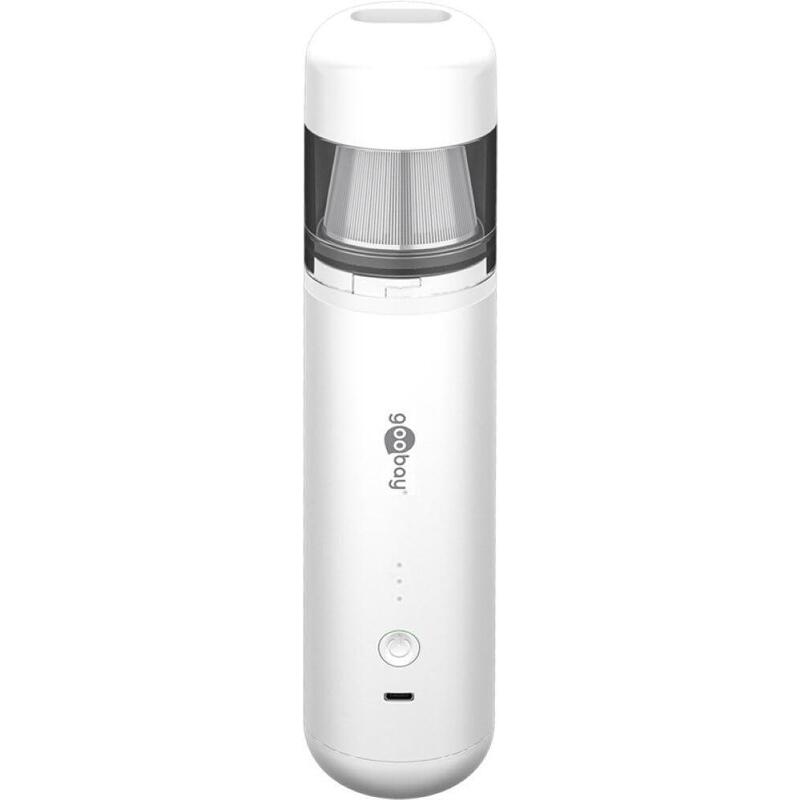 Mini Aspiradora Inalámbrica 80 W,Blanco, 7 Boquillas Y 3 Cepillos Para Limpiar Accesorios De Oficina, Interiores De Coches