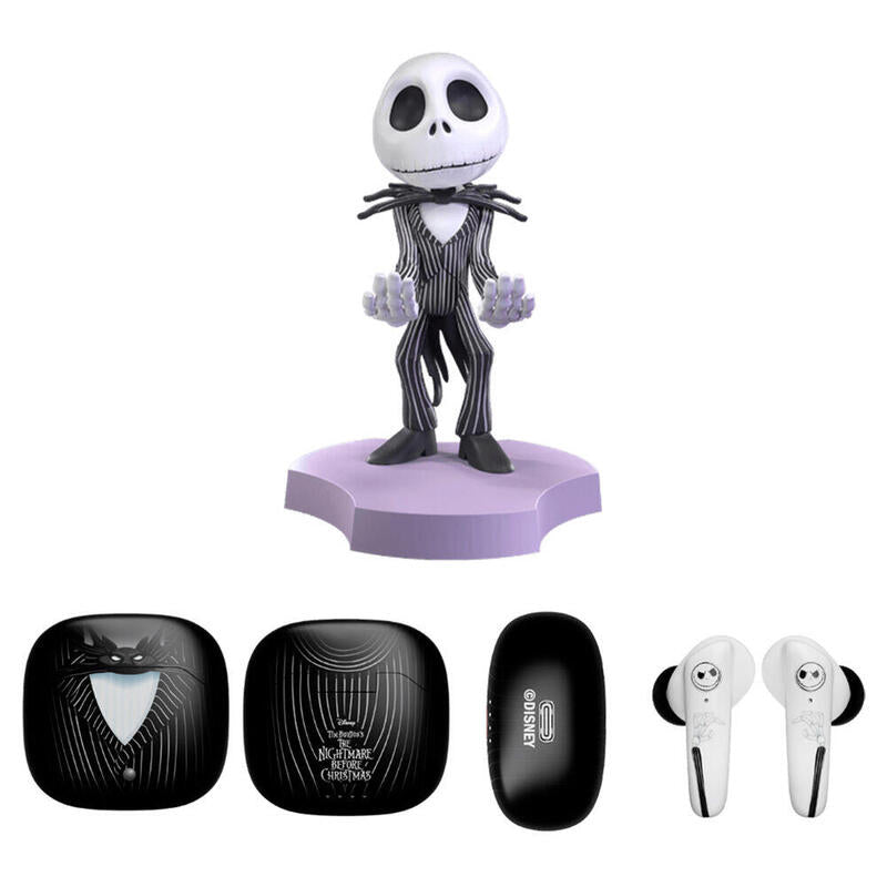 Mini Cable Guy + Auriculares Inalambricos Jack Pesadilla Antes De Navidad Disney