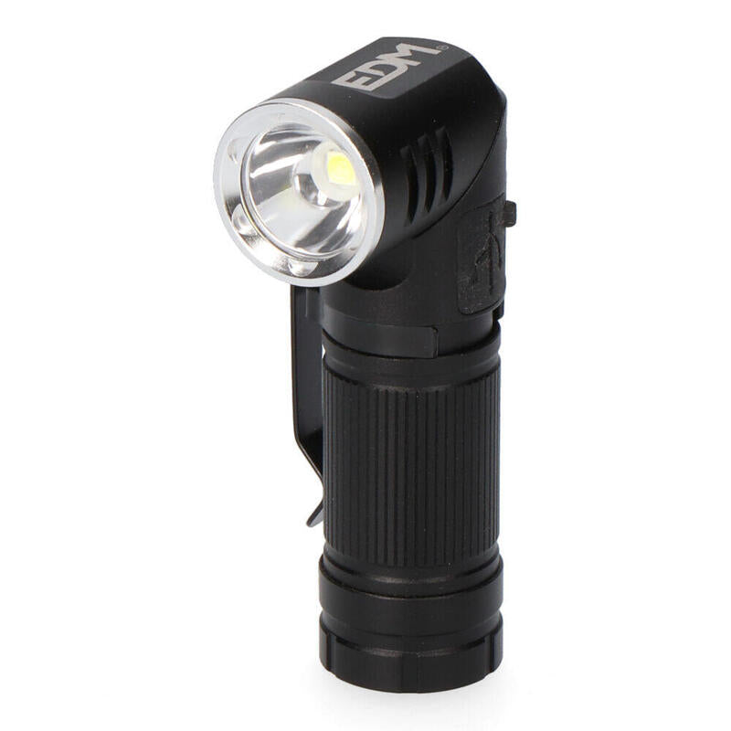 Mini Linterna Led Nano Vortex, Direccionable, Aluminio, Recargable, 8w 450 Lm