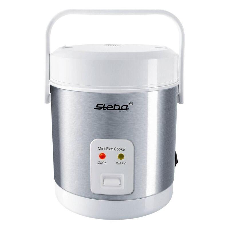 Mini Olla Arrocera Steba Rk 4 M(Acero Inoxidable/Blanco, 0,9 Litros