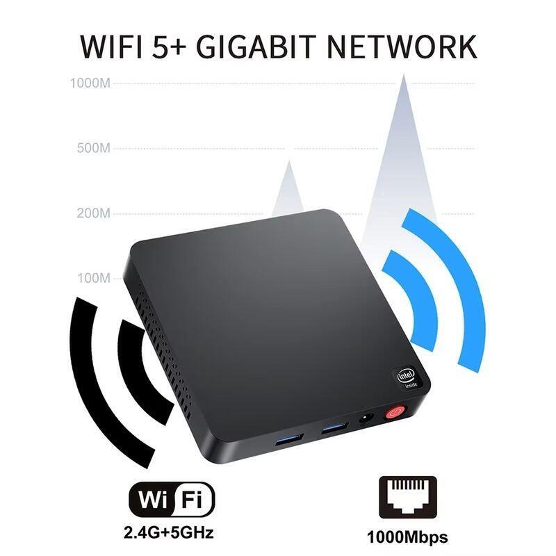 Mini Pc Beelink T5 Intel N4020/4gb/64gb Ssd/Windows Negro