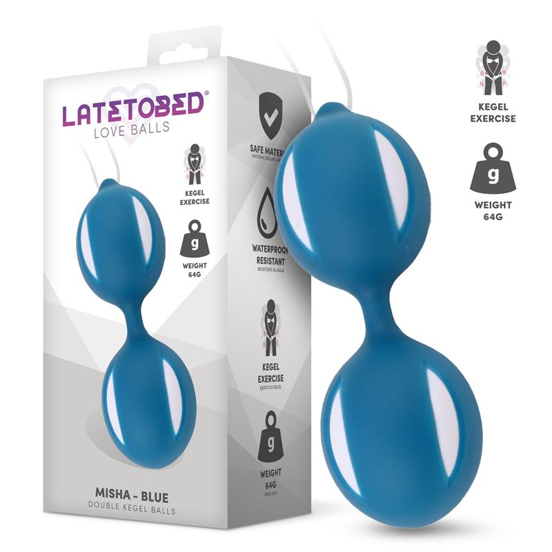 Misha Bola Kegel Doble Con Peso Interno