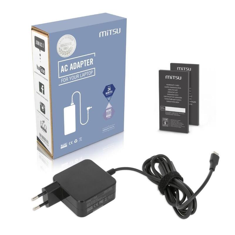 Mitsu Cargador Usb-C 45 W Tipo C (Negro)