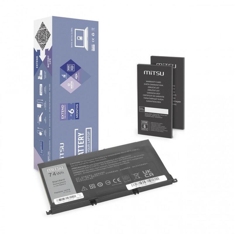 Mitsu Dell Inspiron 357f9 5577 7557 6600mah