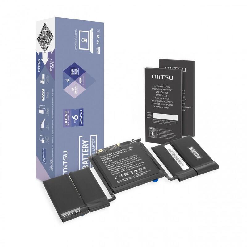 Mitsu Macbook Pro13 A1819 A1706 4314mah