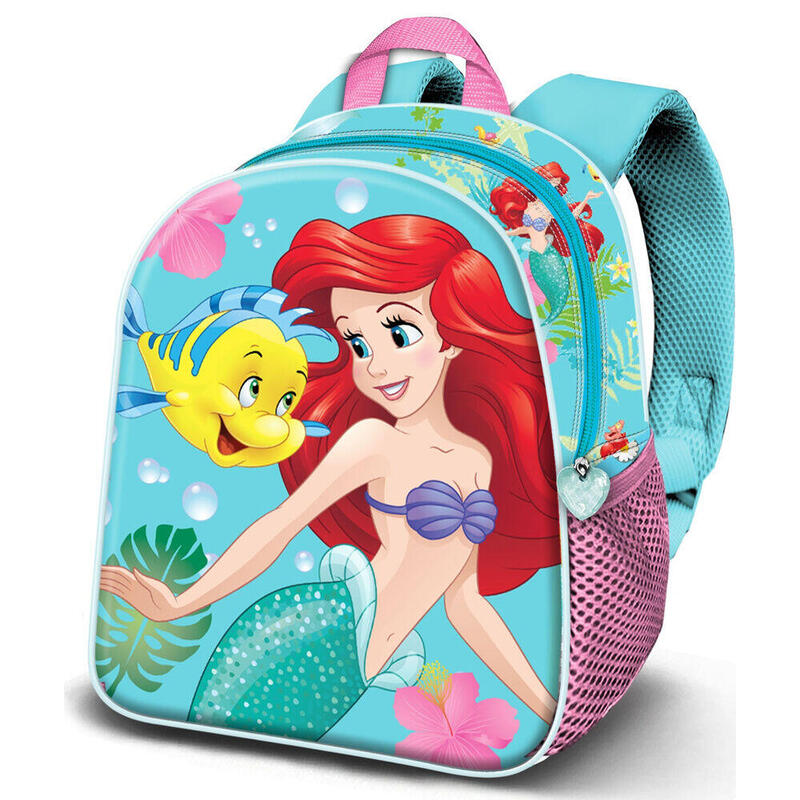 Mochila 3d Dive La Sirenita Disney 31cm