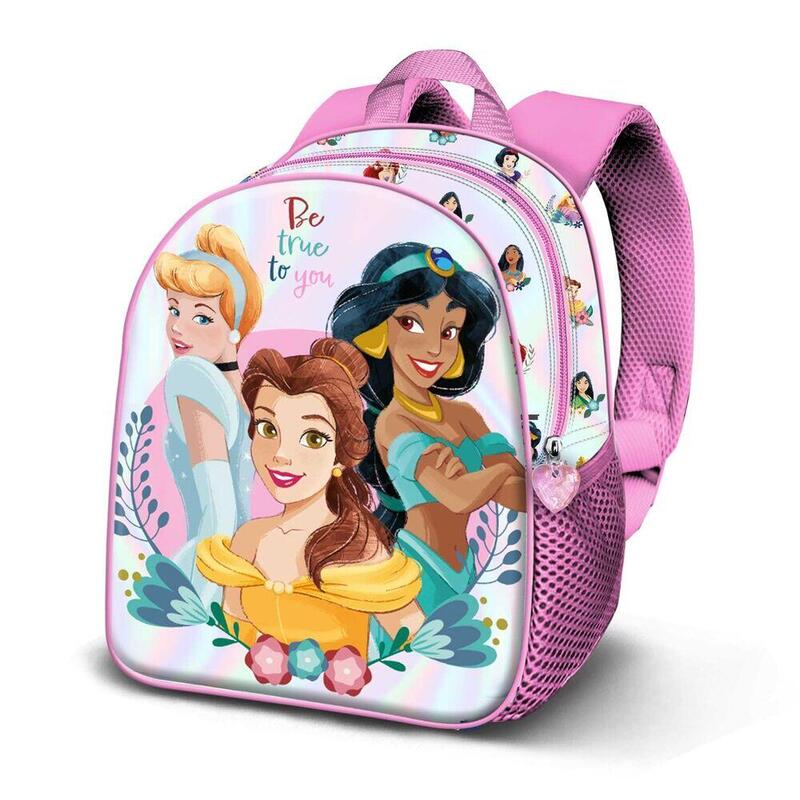 Mochila 3d Princesas Disney 31cm